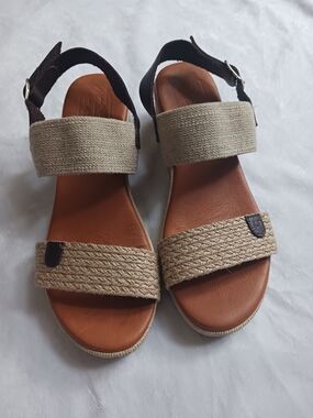 Espadrilles Brisa Heel Chocolate By Handmade